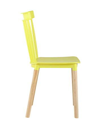 Стул Field пластик желтый (Стул пластиковый Field желтый)