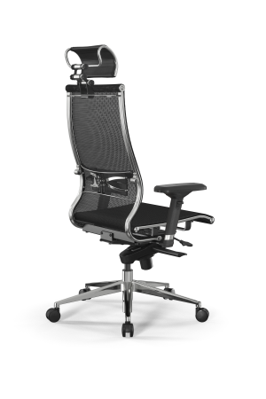 Кресло для руководителя Метта Samurai L2-5D - TS /Kc00/Nc00/D04P/H2cL-3D(M06.B32.G11.W03) (Черный)