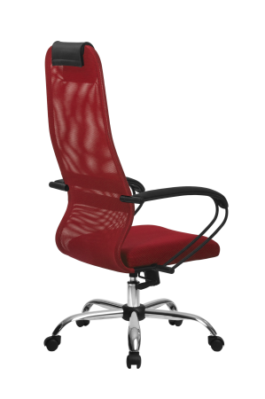 Кресло для руководителя Метта SU-B-8/подл.130/осн.003 (Красный)