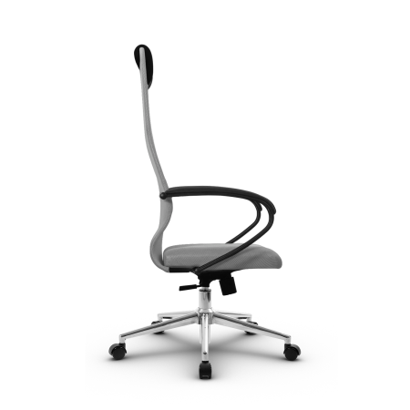 Кресло для руководителя Метта SU-B-8/подл.130/осн.009 (Светло-серый)