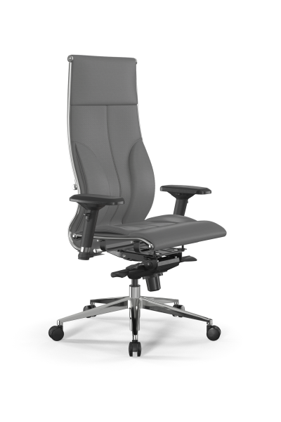 Кресло для руководителя Метта Samurai L1-10D - Infinity /Kc06/Nc06/D04P(M06.B32.G11.W03) (Серый)