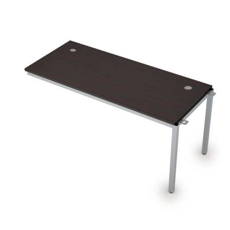 6МБС.174 Линейные бенч-системы, средний модуль (1600x700x750) (Венге/Алюминий матовый)