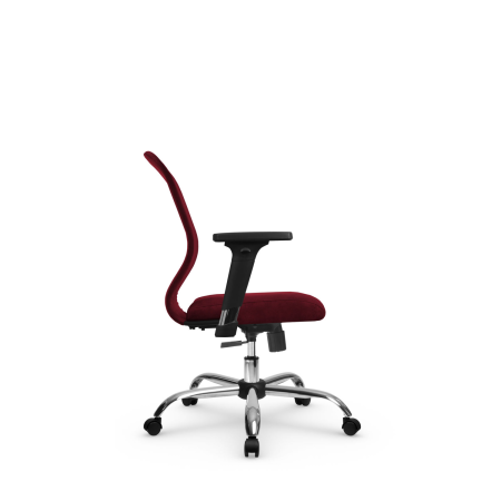 Кресло для руководителя Метта SU-Mr-4(Vivaldi)/подл.200/осн.003 (Красный)
