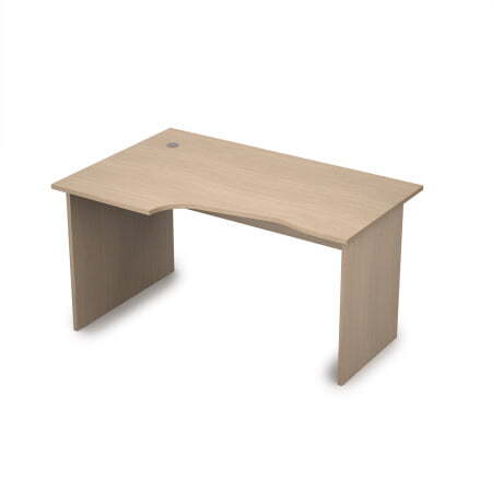 2С.022 Стол криволинейн.лев. 1400x900x750 (Дуб)