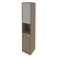 Шкаф высокий узкий, левый Style Л.СУ-1.4Л 412x410x1980 (Вяз Благородный)