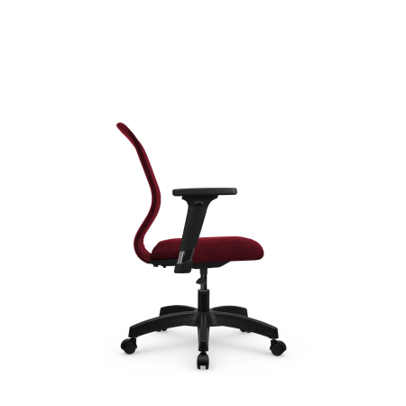 Кресло для руководителя Метта SU-Mr-4(Vivaldi)/подл.000/осн.005 (Красный)