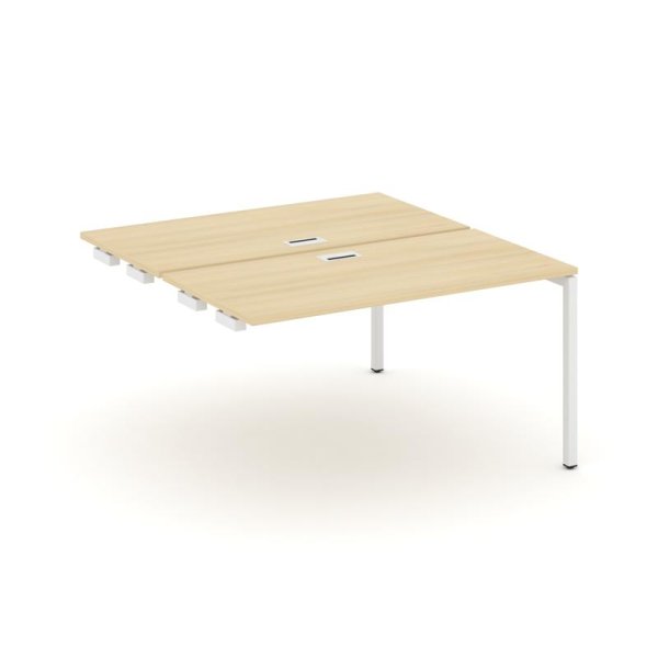 Стол-приставка к опорным элементам SN-4P.DPRS-003 (1380х1232х750) (Акация Лорка/Металл Белый)