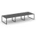 Рабочая станция 2-х сторонняя SN-6O.DRS-072 (3540х1432х750) (Тиквуд Светлый/Металл Антрацит)