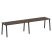 Рабочая станция на 2 рабочих места на А-образном м/к Metal System Style БА.СМ-2.4 3200x720x750 (Дуб наварра/Серый металл)