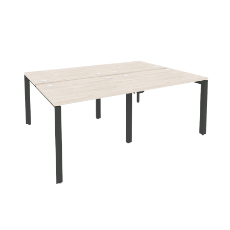 Рабочая станция на П-образном м/к Onix O.MP-D.RS-4.1.7 1960x1475x750 (Денвер Светлый/Черный металл)