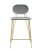 Стул Элис полубарный светло-серый (Стул полубарный Элис светло-серый)