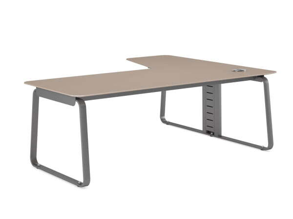 Рабочая станция левая Genesis JNS110SX 2150x1700x745 (Серый каменьСерый)