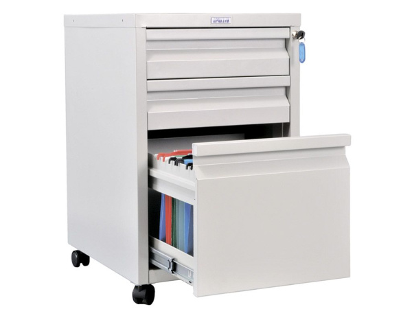 Мобильная тумба ПРАКТИК BA4-65/3 (АР-2) (Серый)