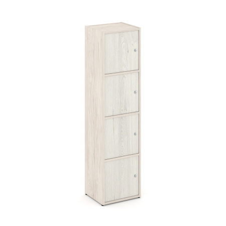 Стеллаж Locker Plus LK.K-004 408x350x1593 (Денвер Светлый | Дуб Наварра)