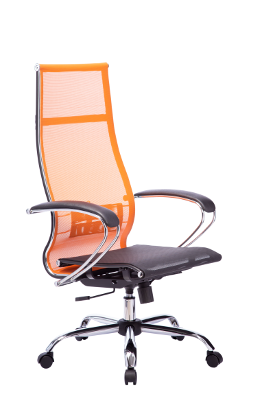 Кресло для руководителя Метта МЕТТА-7(MPRU)/подл.131/осн.003 (Оранжевый)