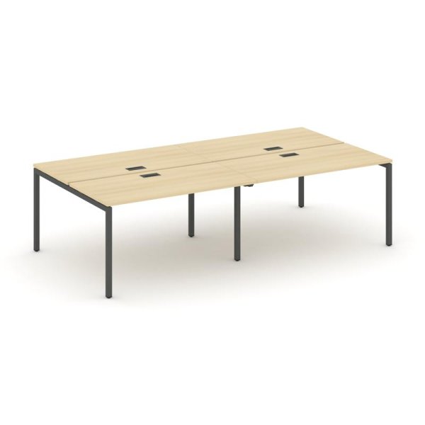 Рабочая станция 2-х сторонняя SN-4P.DRS-042 (2360х1432х750) (Акация Лорка/Металл Антрацит)