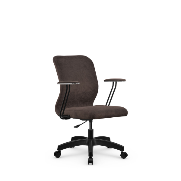 Кресло для руководителя Метта SU-Mr-4(Vivaldi)/подл.079/осн.005 (Темно-коричневый)