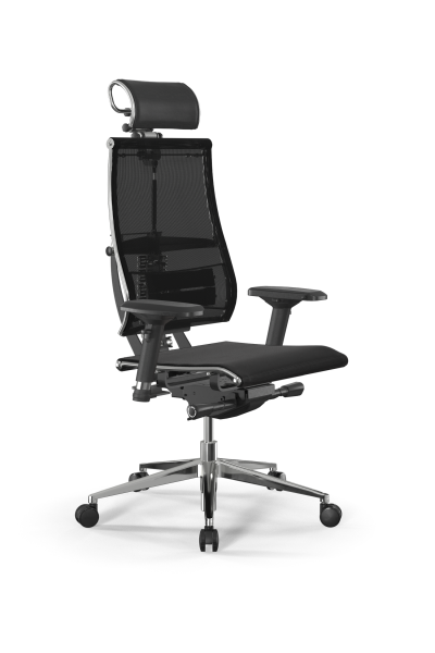 Кресло для руководителя Метта Y 4DF B2-5D - YM93 /Kc00/Nc00/D04P/H2cL-3D(M26.B32.G25.W03) (Черный)