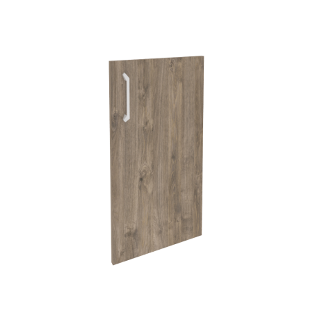 Дверь ЛДСП низкая правая Onix O.D-3R 396x18x766 (Тиквуд Темный)