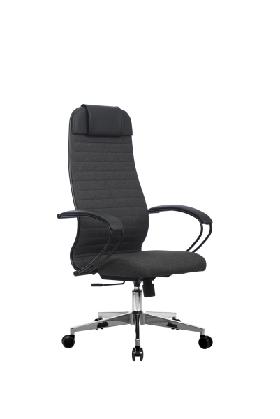 Кресло для руководителя Метта МЕТТА-27(MPRU)/подл.130/осн.004 (Темно-серый)