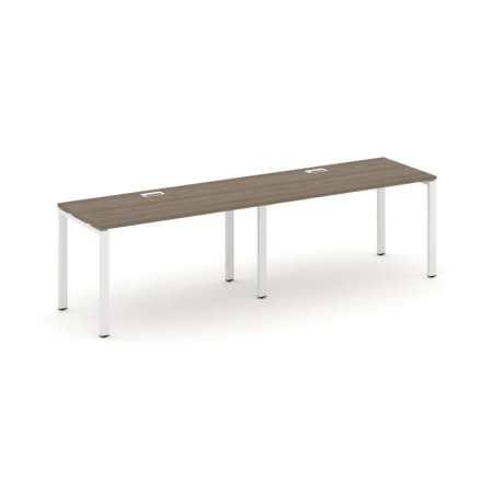 Рабочая станция 1 сторонняя SN-6P.ORS-003 (2760х600х750) (Вяз Благородный/Металл Белый)