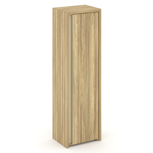 Шкаф высокий узкий Corner COR.SU-1.9 (R) (600x450x2000) (Гикори Песочный-Ваниль)