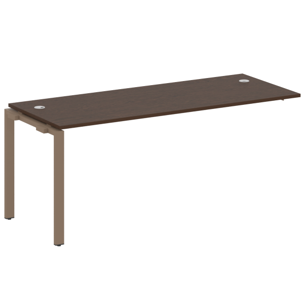 Проходной наборный элемент рабочей станции Metal System Style БП.ПРС-СП-1.5 1800x720x750 (Венге Цаво/Мокко металл)