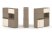Тумба двойная + высокая надставка ES.NB.2V-30 (1500х410х1520) (Латте/Тиквуд Светлый)