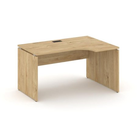 Стол рабочий эргономичный SN-D.SPA-001(R) (1380х600/980х750) (Тиквуд Светлый)