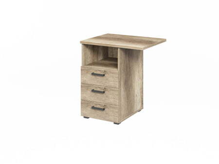 Тумба приставная L-232 670х526х750 (Дуб Каньон)