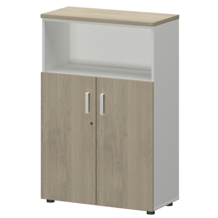 Шкаф Смарт СМШ-38Д2 Тип2 792x380x1214 (Белый/Кронберг)