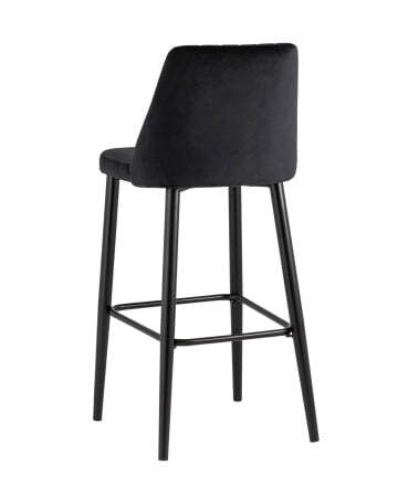 Стул барный Диего велюр черный (Стул барный Диего черный)