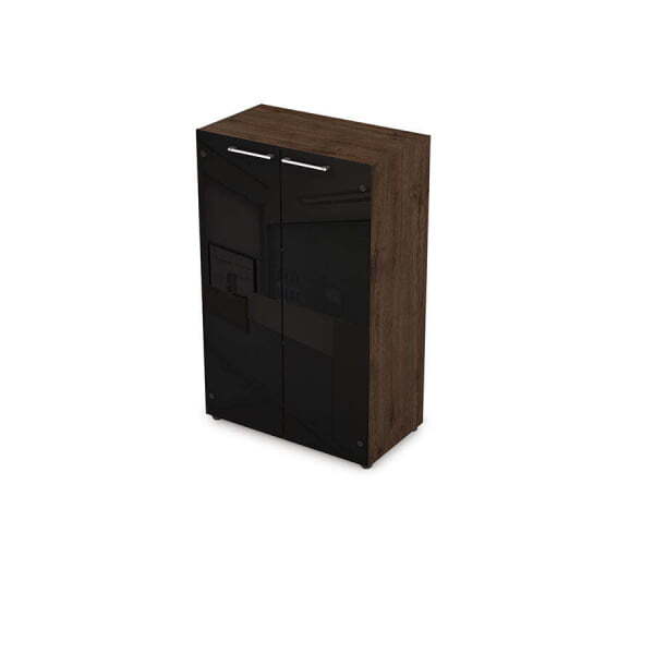 4Ш.017.4 Шкаф средний средний без замка (798x430x1277) (Брауни)