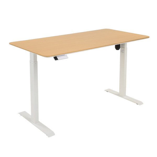 Стол c электроприводом LA-T33-E6 (1200x700x725-1165) (Бук | Белый)