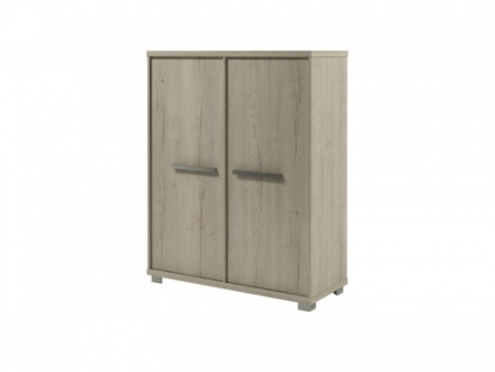 Шкаф двухсекционный Vestar Z-32-12 1232x500x1538 (Дуб Галифакс белый/Бетон Чикаго)