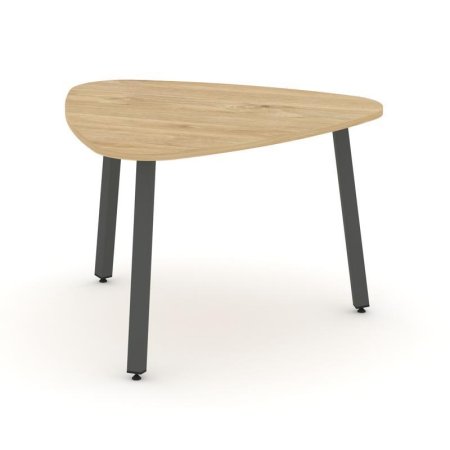 Стол переговорный SN-5.SPRG-71.3 (1200х1200х750) (Тиквуд Светлый/Металл Антрацит)