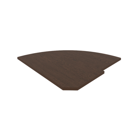 Полка для угловой секции завершающий элемент Riva А.РС-5.2 815x815x22 (Венге)