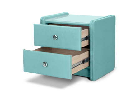 Тумба для спальни Lion (540x440x520) Аквамарин (Аквамарин)