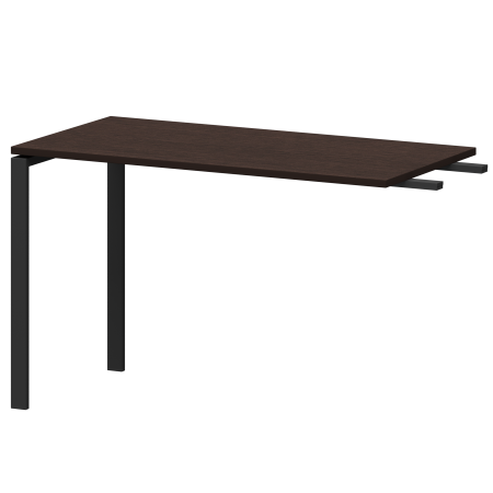 Бриф-приставка на металлокаркасе Арго-М АМ-120.60 1200x600x760 (Дуб венге/Антрацит)