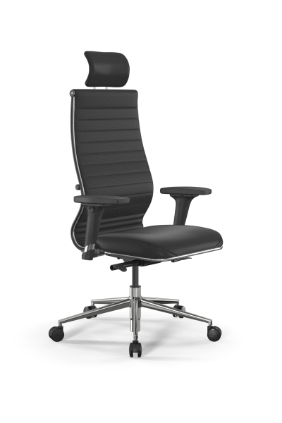 Кресло для руководителя Метта SynchroSit 10 B2-161D - Extra /Km02/Wm12/D02P/H3mL-2D(M24.B23.G18.W03) (Черный)