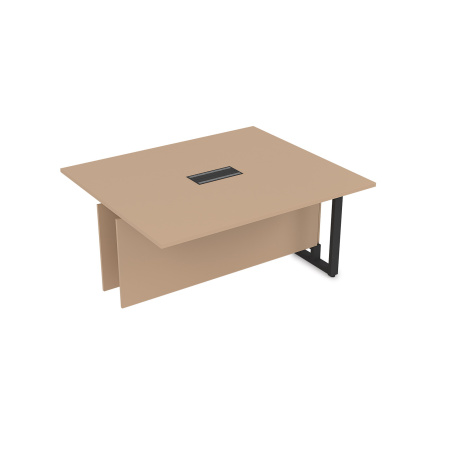 16СКС.162 Стол-квадрат бенч, средний модуль  (1200x1600x750) (Mokko | Черный)