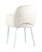 Стул Венера велюр кремовый ножки белые (Стул Венера кремовый)