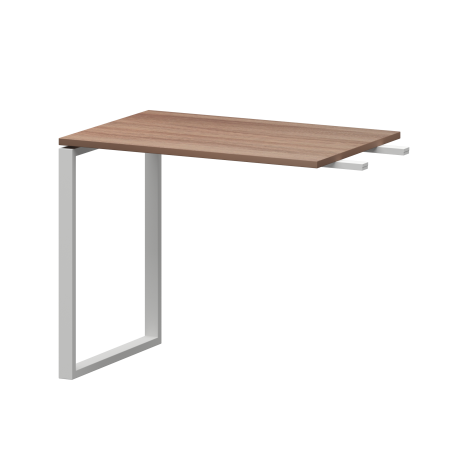 Бриф-приствка на металлокаркасе Арго-М АМ.О-090.60 900x600x760 (Темный шимо/Белый)