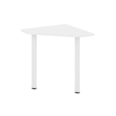 Угловой элемент стола SN-6.USP-011 (700х700х750) (Белый/Металл Белый)
