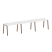 Рабочая станция на 3 рабочих места на А-образном м/к Metal System Style БА.СМ-3.2 3600x720x750 (Дуб наварра/Серый металл)