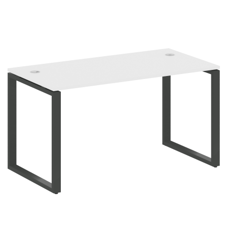 Стол письменный Metal System Style БО.СП-3 1400x720x750 (Белый/Антрацит металл)