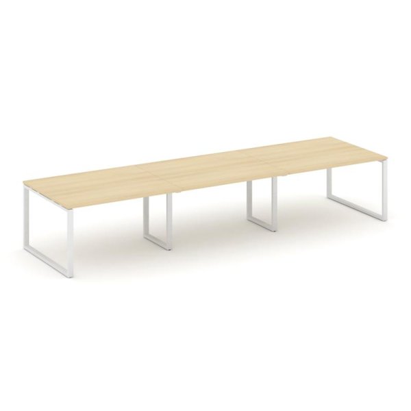 Стол переговорный SN-6O.SPRG-053.3 (4410х1180х750) (Акация Лорка/Металл Белый)