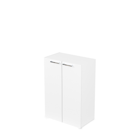 10Ш.017.2 Шкаф распашной  (800x450x1178) (Белый Премиум)