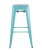 Стул барный TOLIX голубой матовый (Стул барный Tolix голубой матовый)