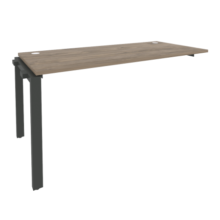 Наборный элемент рабочей станции на П-образном м/к Onix O.MP-1.NRS-4.7 1580x720x750 (Тиквуд Темный/Черный металл)